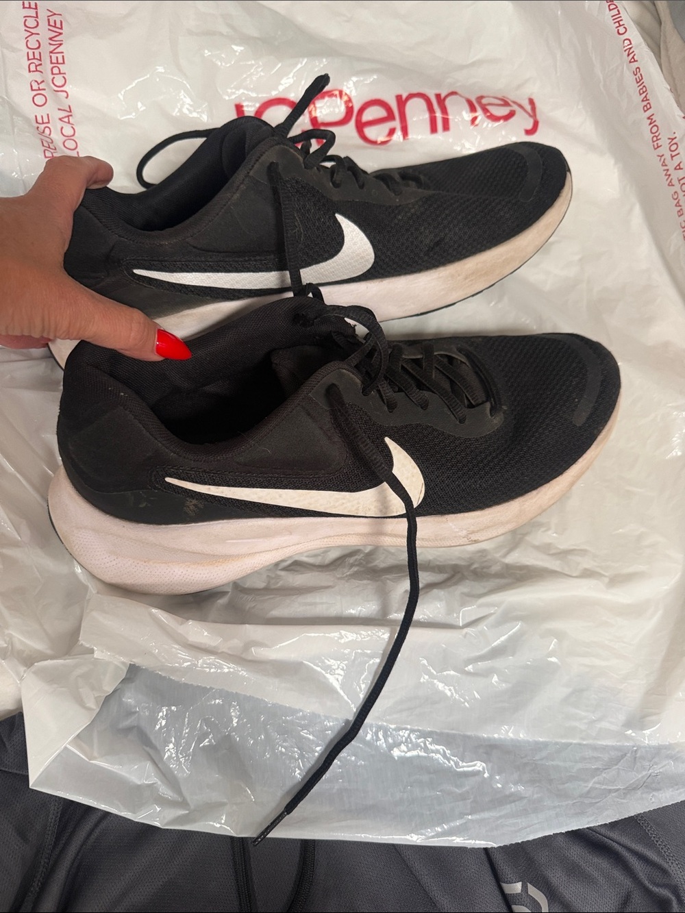Nike Black and White Athletic Sneakers